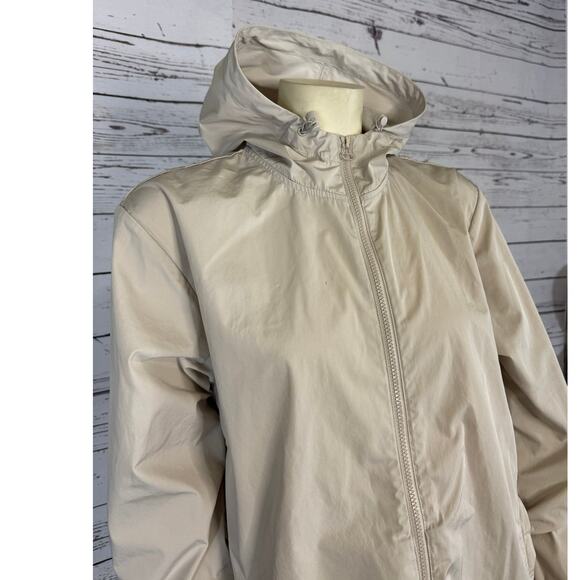 EQUIPMENT BK/PRNT Adidas FULL ZIP HOODED WINDBREAKER  ADV/91-17 size small - Picture 7 of 12